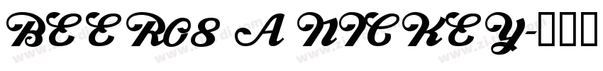 BEER08 A NICKEY字体转换